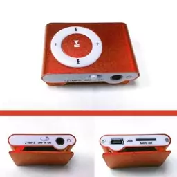 mp3 Player پخش کننده موزیک رنگ قرمز 