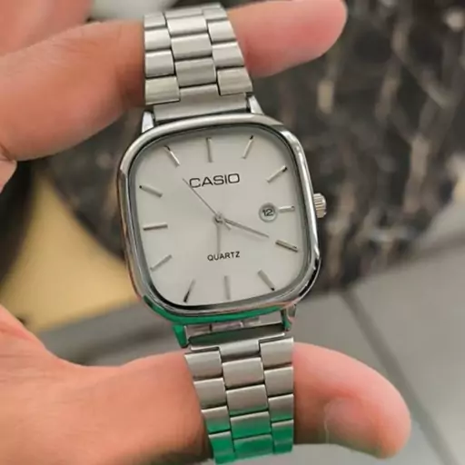 ساعت مچی مردانه کاسیو Casio صفحه سفید 