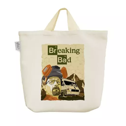 ساک خرید پارچه ای خندالو طرح سریال Breaking Bad کد 5912