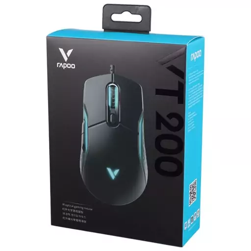 رپو VT200 گیمینگ RGB با دقت 6200 DPI