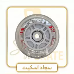 پک 8 عددی چرخ COUGAR کفش اسکیت LED (80میلیمتر)