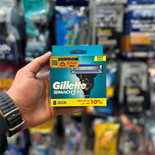 تیغ یدک ژیلت مدل مچ تری بسته 8 عددی Gillette MACH3 