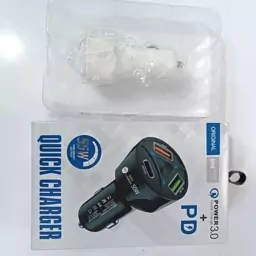 شارژر فندکی مدل QC3.0 Charger-PD-55W