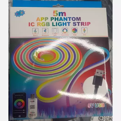 نئون rgb یواس بی خور 