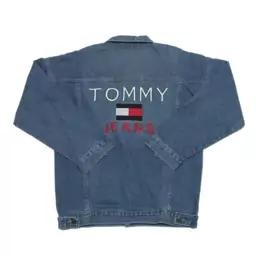 کت جین مردانه آبی تیره تامی TOMMY