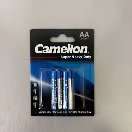 باتری قلمی کملیون (Camelion) مدل Super Heavy Duty بسته 2 عددی