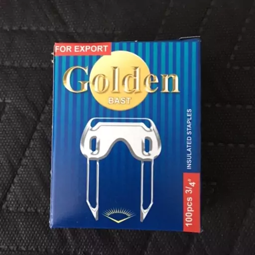 میخ بست دوپا گلدنGolden( بسته100عددی)