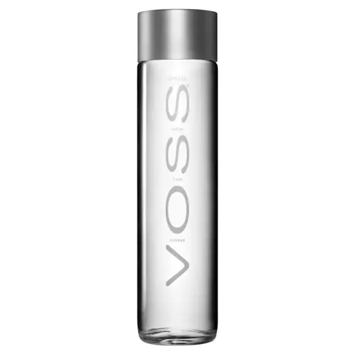 آب معدنی وس VOSS(پر شده از چشمه های معدنی نروژ)375ml پس کرایه 