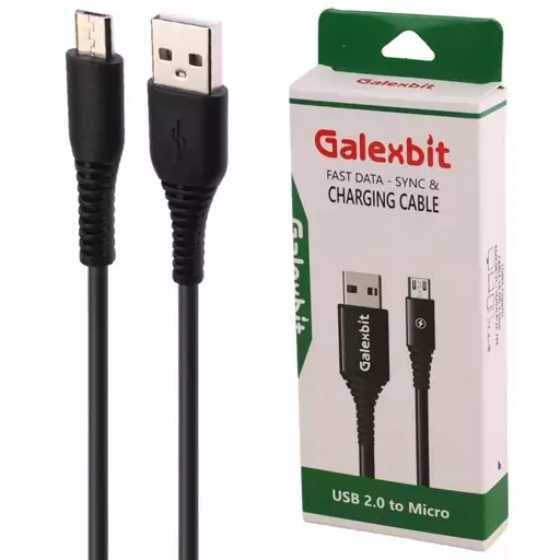 کابل میکرو یو اس بی فست شارژ Galexbit 5A 1m