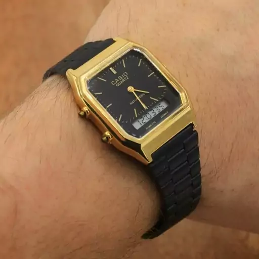 ساعت مچی مردانه کلاسیک دو زمانه کاسیو CASIO