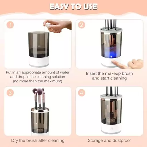 دستگاه شستشو برس آرایشی برقی Electric Makeup Brush Cleaner ارسال رایگان 