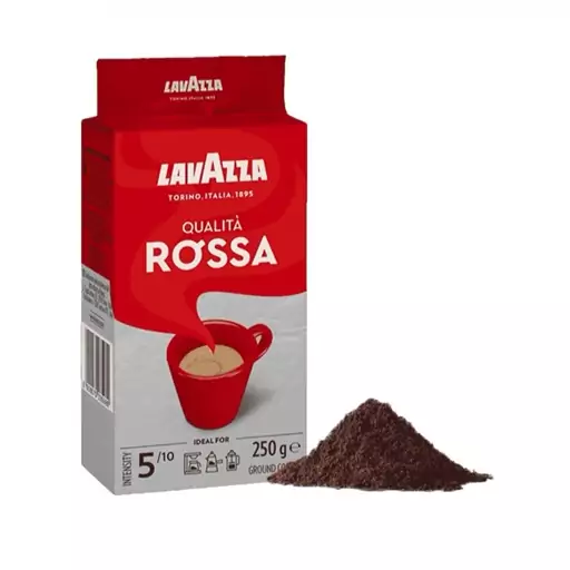 قهوه لاوازا روسا آسیاب شده 250 گرمی  Lavazza Rossa