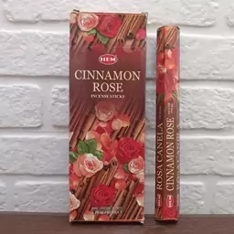 عود خوشبوکننده HEM رایحه دارچین - رز  cinnamon rose