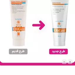 ضد آفتاب بدون رنگ الی ژن با SPF30 و خاصیت ضد چروک مناسب پوست چرب حجم 50 میلی لیتر