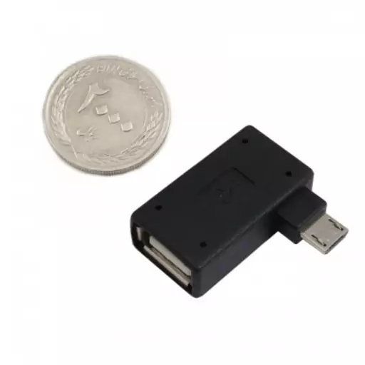 تبدیل - آداپتور OTG  Usb دارای پورت تامین پاور بانگ