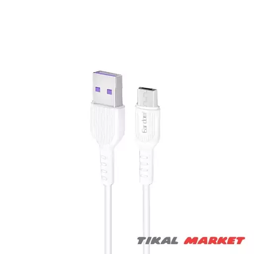 کابل پاور بانک Microusb اردلدام مدلEarldom EC-085M طول 25 سانتی متر ( 10 عددی )