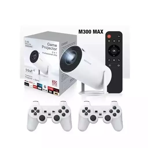 گیم ویدئو پروژکتور هوشمند اندروید مدل M300 Max