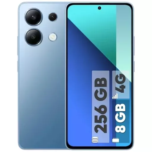 گوشی موبایل شیائومی مدل Redmi Note 13 4G دو سیم کارت حافظه 256 گیگابایت رم 8 گیگابایت با 18 ماه گارانتی ارسال رایگان 