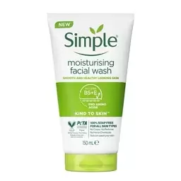 ژل شستشو صورت سیمپل مدل موسترایزسنگ moisturizing