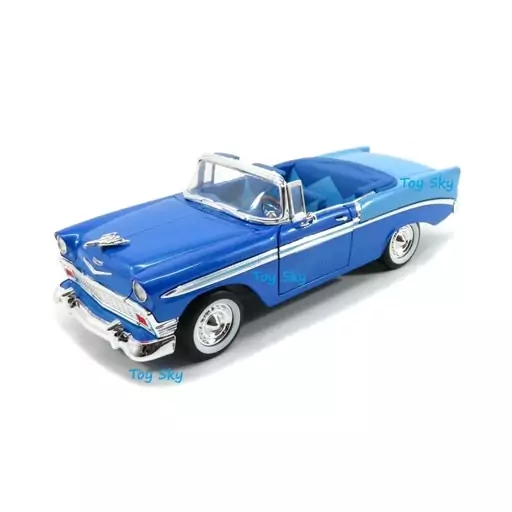 ماکت ماشین - شورلت بل ایر 1956 - 1956 Chevrolet Bel Air - مقیاس 1.18 برند رودسیگنیچر (یاتمینگ) - فلزی - سه درب بازشو