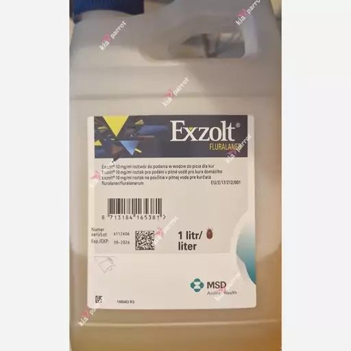 ضد شپش خوراکی اگزولت Exzolt پرندگان MSD آلمان-1 سی سی