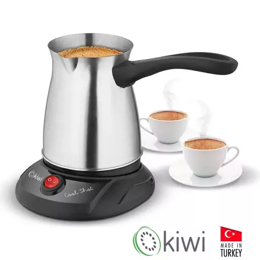 قهوه جوش کیوی ترکیه مدل KCM-7512 استیل ظرفیت 6 فنجان قهوه