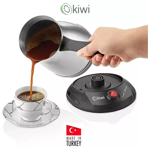 قهوه جوش کیوی ترکیه مدل KCM-7512 استیل ظرفیت 6 فنجان قهوه