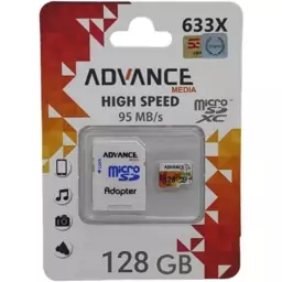 رم میکرو موبایل 64 گیگ ADVANCE مدل U3 سرعت 95MB