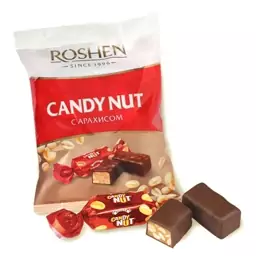 شکلات کندی نات قرمز روشن candy nut roshen