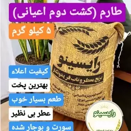 برنج طارم (کشت دوم اعیانی) فریدونکنار-درجه1(5 کیلویی)