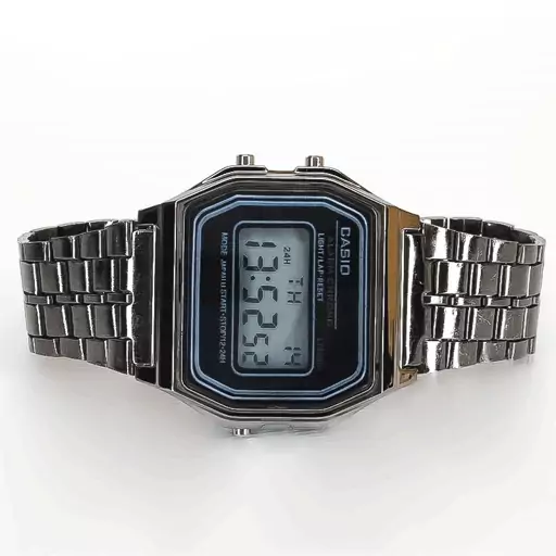 ساعت مچی نوستالژی مردانه و زنانه طرح کاسیو CASIO Black