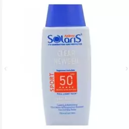 ژل ضد آفتاب مناسب پوست چرب و جوش دار آردن SPF50 مدل Clear Newgen 