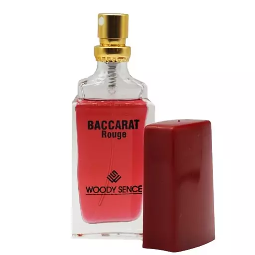 عطر جیبی وودی سنس مدل باکارات رژ BACCARAT ROUGE حجم 15 میلی لیتر