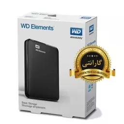 هارد اکسترنال 500 گیگ وسترن دیجیتال گارانتی 1ساله ریفر مدل Western Digital Elements External - 500GB