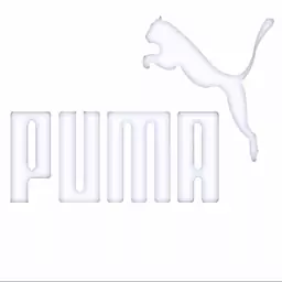 برچسب حرارتی اتویی لباس طرح پوما Puma سفید