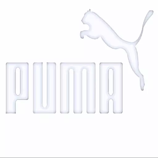 برچسب حرارتی اتویی لباس طرح پوما Puma سفید