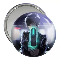 آینه آرایش جیبی خندالو طرح انیمه روان گذر (Psycho Pass) کد 33736