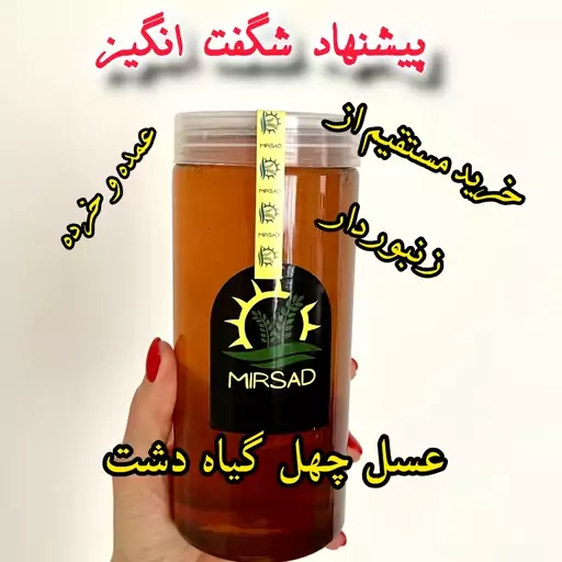 عسل چهل گیاه گرید B برداشت مرداد ماه 1403