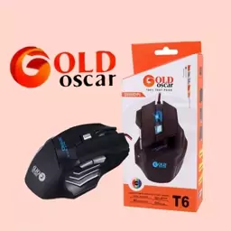 موس گیمینگ RGB گلد اسکار مدل T6 تکنو پاژ