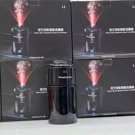 جدیدترین مدل خوشبو کننده چندکاره خودرو Roadverse Starry Sky Projection Smart Car Diffuser