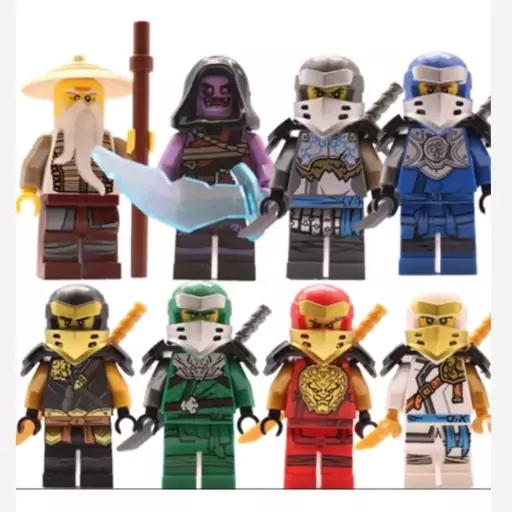 لگو نینجاگو،لگونینجاگو،لگو نینجا،lego ninjago،لگو،مینی فیگور لگو،لگو مار ،لگو سرباز نینجاگو،لگو نینجا، استاد وو،لگو جنگی