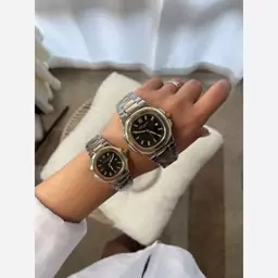 ساعت ست زنانه مردانه برند PATEK PHILIPPE پتک فیلیپ ناتیلوس تاریخ دار رنگ ثابت قیمت هر عدد995000تومان فروش تک و عمده 