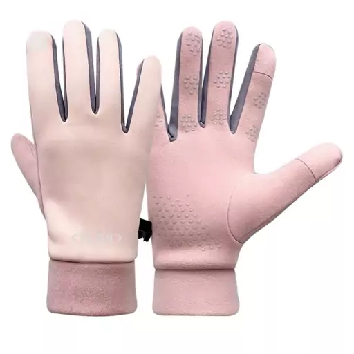 دستکش زمستانی تاچ اسکرین دار زنانه و دخترانه برند کانادایی الینElien Touchscreen Layer Glove Women Pink