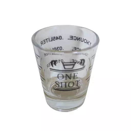 استکان مدل one shot طرح مدرج مجموعه 6 عددی