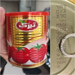  رب گوجه فرنگی 800 گرمی تبرک