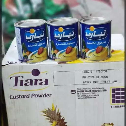 پودر دسر کاسترد تیارا TIARA وزن 300 گرمی 5