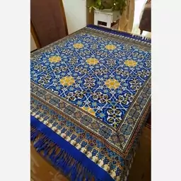 رومیزی مخمل قلمکار یک متری