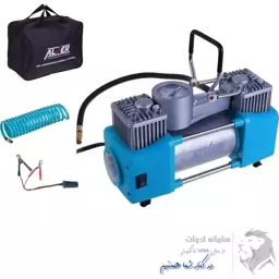 پمپ دو سیلندر فندکی و باتری AV-8032 آلور (12 ولت)آلور