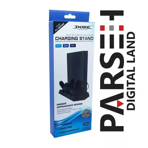 استند برای پلی استیشن 4 مدل  Dobe Charging Stand for PS4 Slim and ps4 pro