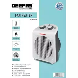 بخاری برقی فن هیتر جیپاس مدل Geepas GFH28520 بخاری فن دار 